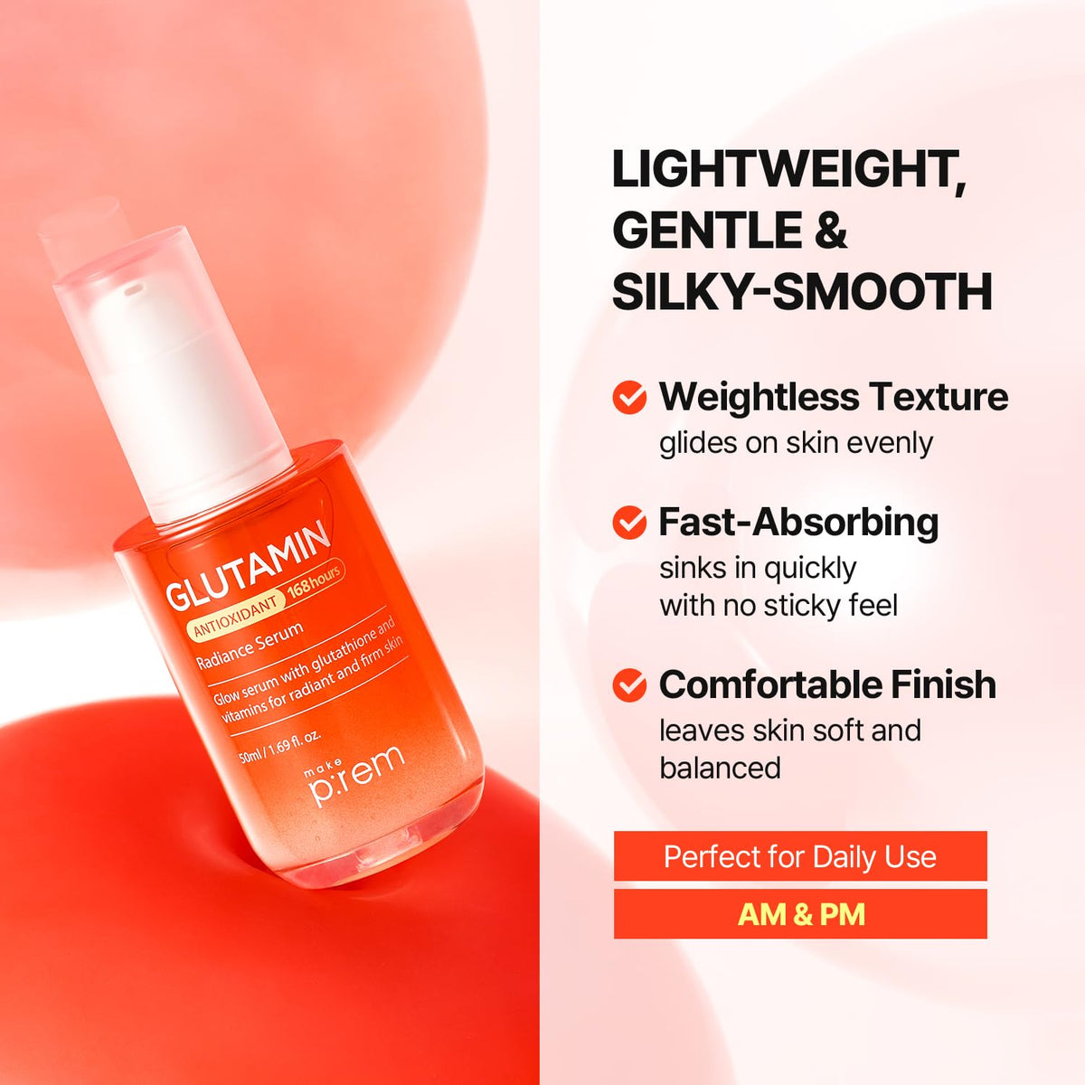 make p:rem Glutamin Antioxidant Radiance Serum 50ml source information panel 5
