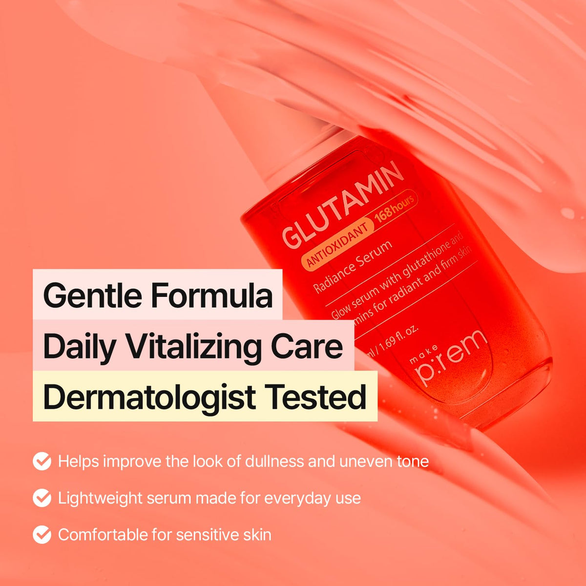 make p:rem Glutamin Antioxidant Radiance Serum 50ml source information panel 7