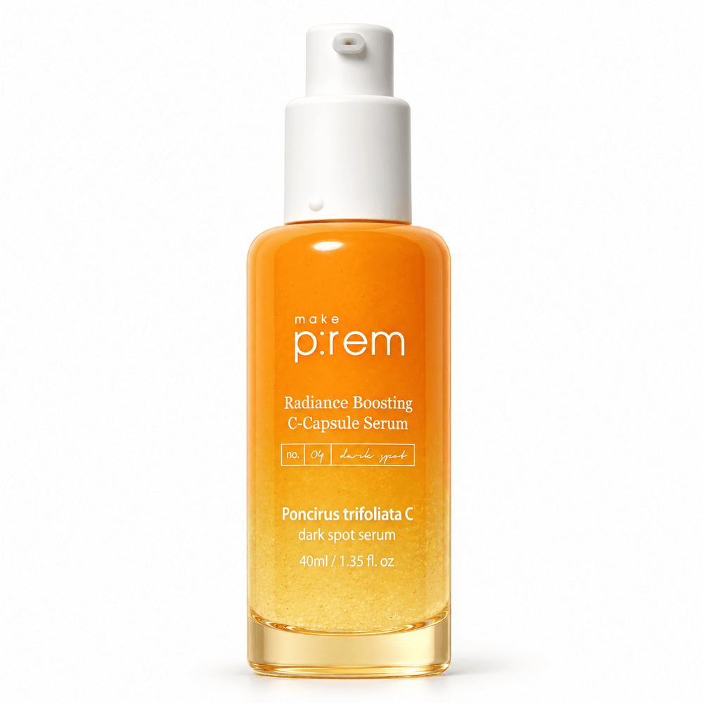 make p:rem Radiance Boosting C-Capsule Serum 40ml front packaging