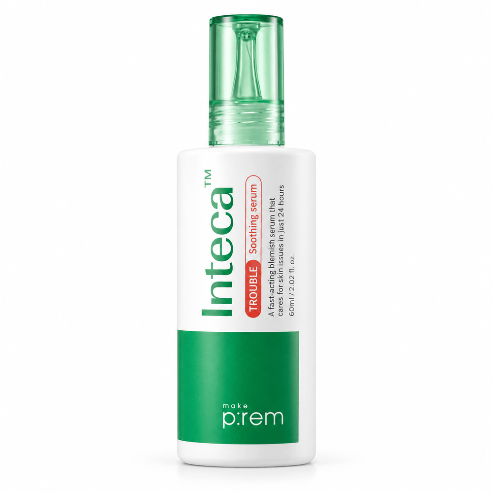 make p:rem Inteca Trouble Soothing Serum 60ml front packaging