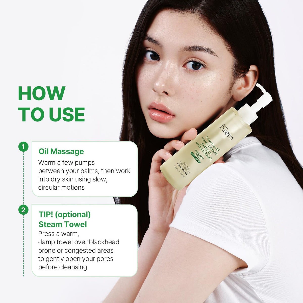 make p:rem Safe Me Relief Moisture Cleansing Oil 210mL product information