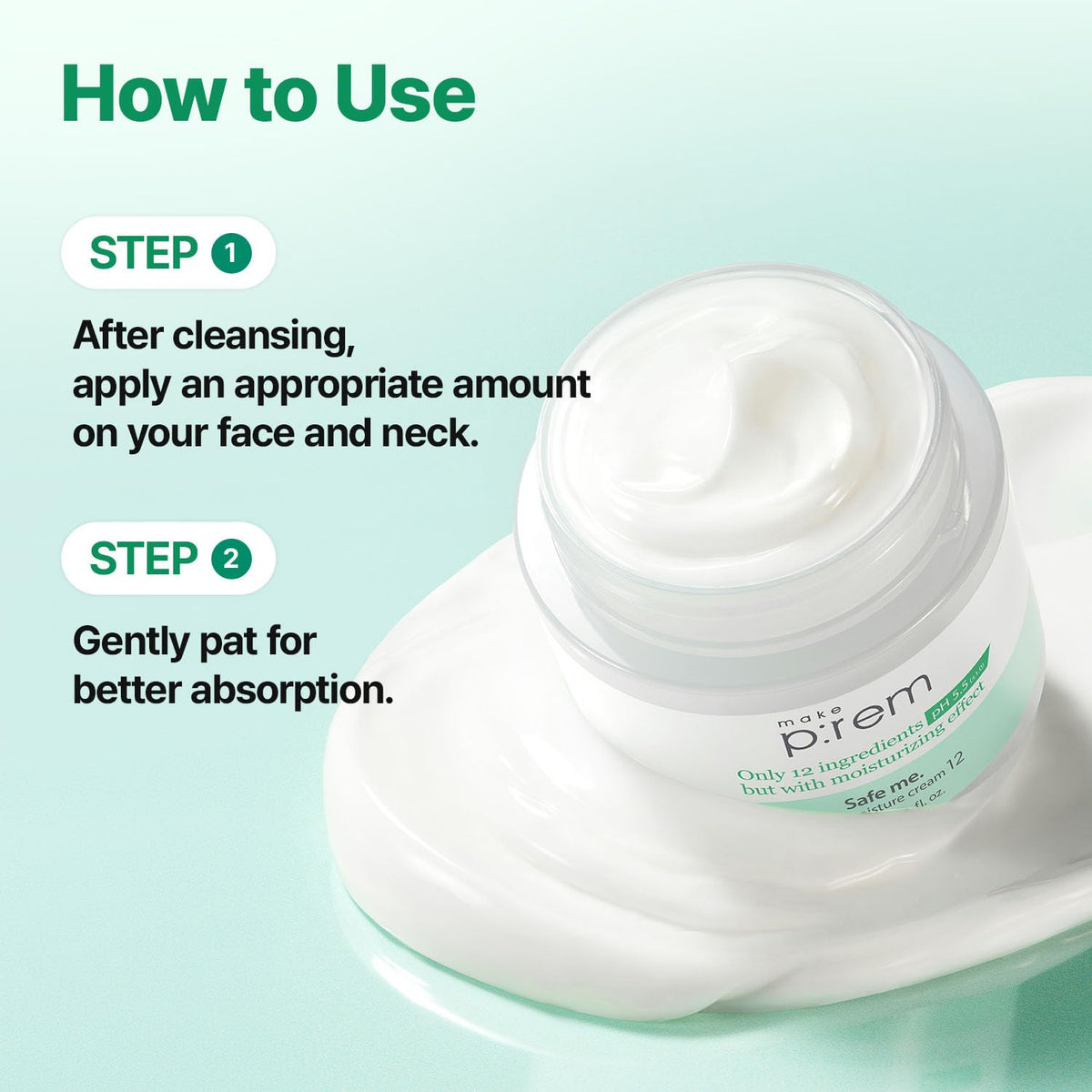 make p:rem Safe Me Relief Moisture Cream 12 80mL — Amazon selected 05