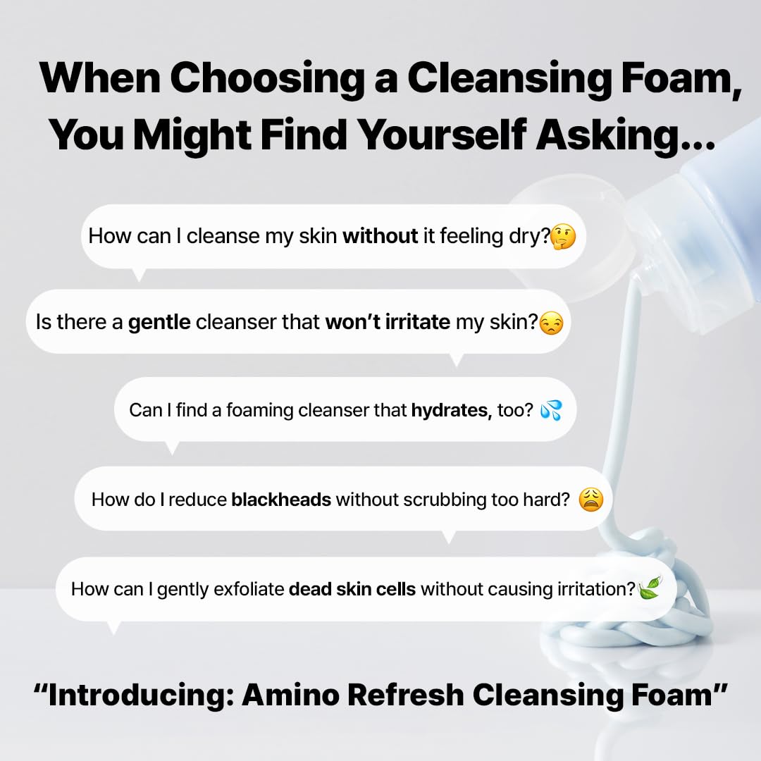 make p:rem Safe Me Amino Refresh Cleansing Foam 150mL — Amazon panel 3