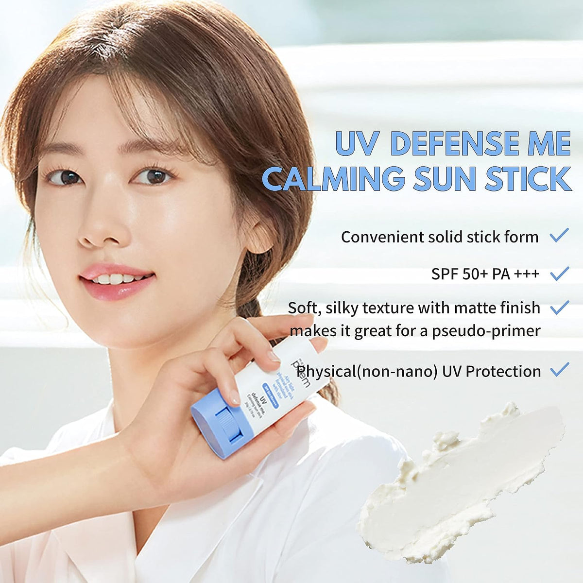 make p:rem UV Defense Me Calming Sun Stick product information