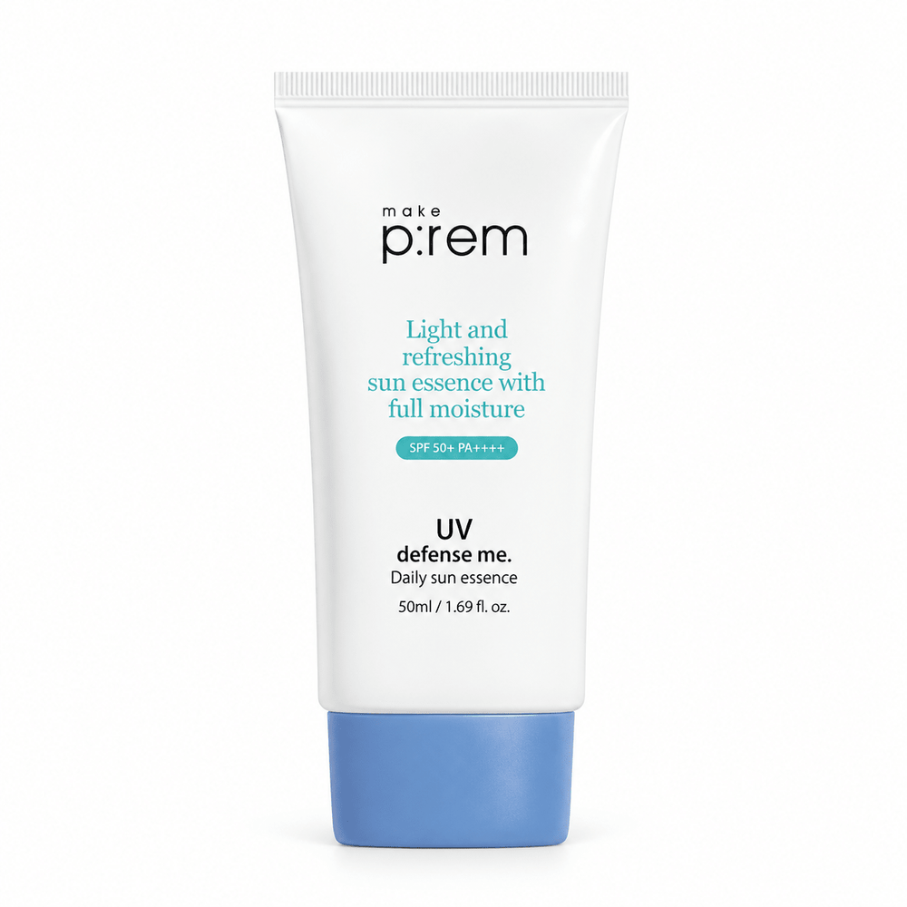 make p:rem UV Defense Me Daily Sun Essence 50mL white background main