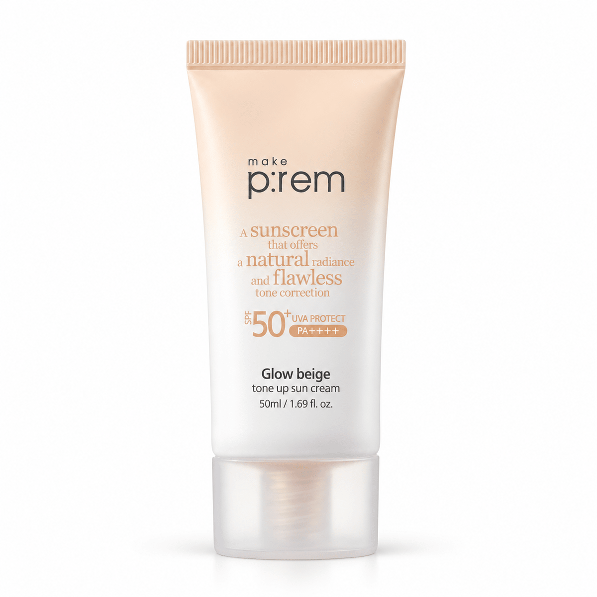 make p:rem Glow Beige Tone Up Sun Cream 50mL