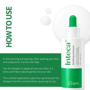 make p:rem Inteca Soothing Ampoule 50mL how to use
