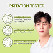make p:rem Inteca For Men 200mL — irritation and non-comedogenic testing