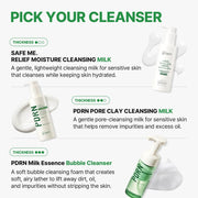 make p:rem PDRN Milk Essence Bubble Cleanser 145mL cleanser comparison