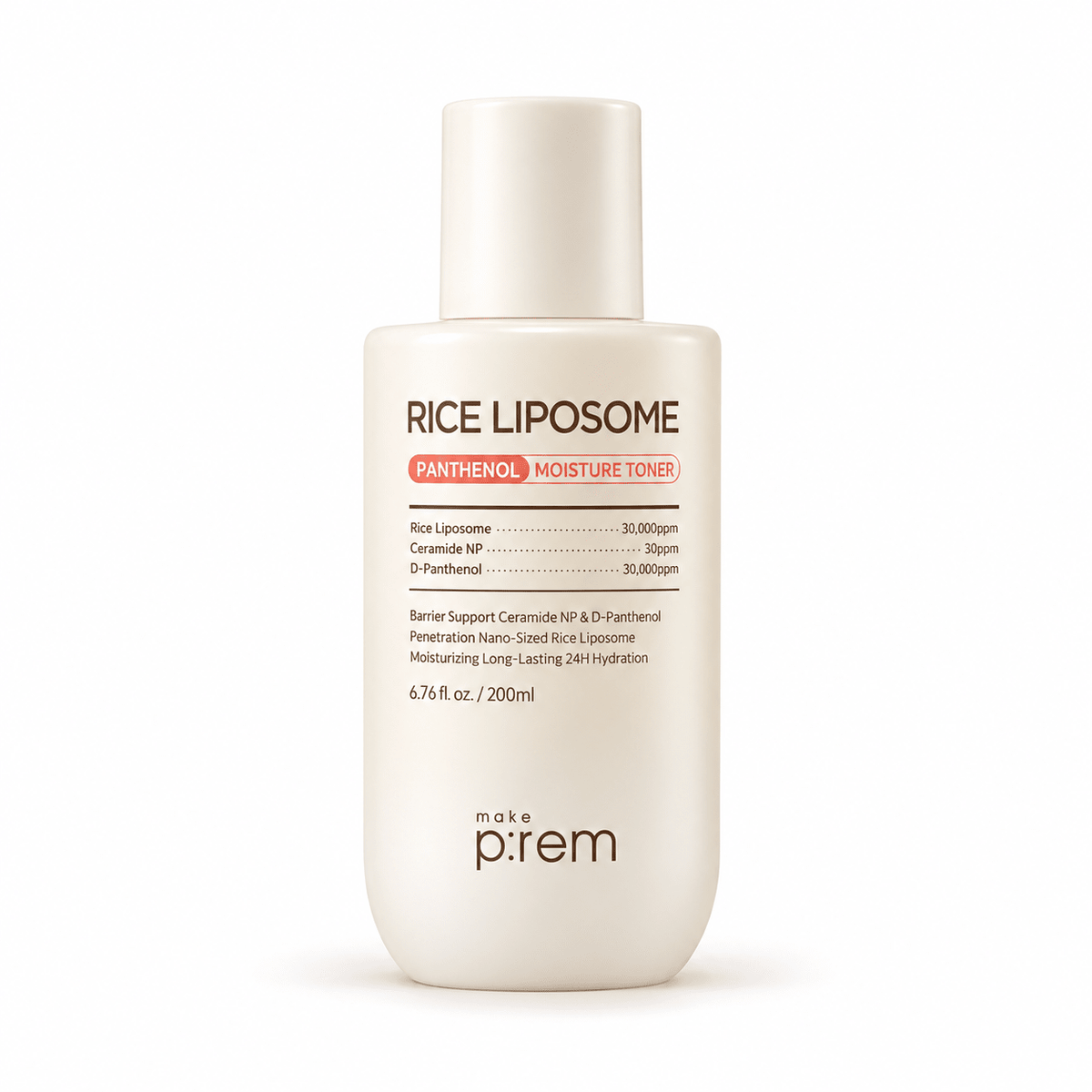 make p:rem Rice Liposome Panthenol Moisture Toner 200mL