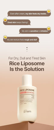 make p:rem Rice Liposome Toner dry skin context