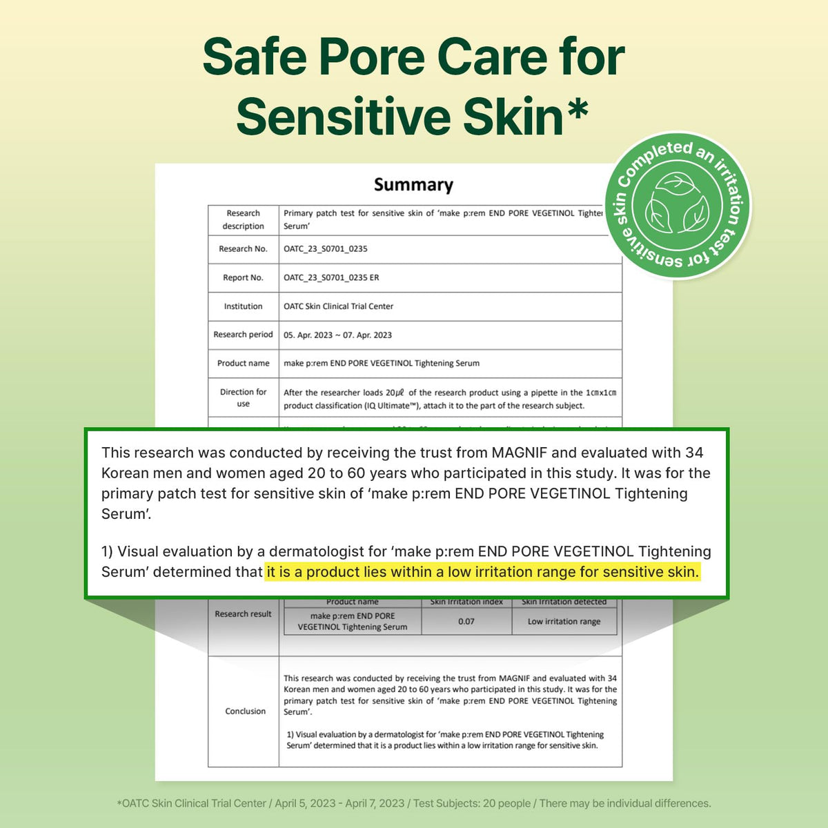 make p:rem End Pore Vegetinol Tightening Serum gallery-6 product information