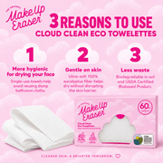 Three reasons to use MakeUp Eraser Cloud Clean Eco Towelettes