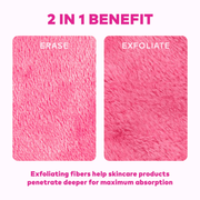 MakeUp Eraser PRO two-sided erase and exfoliate fibers