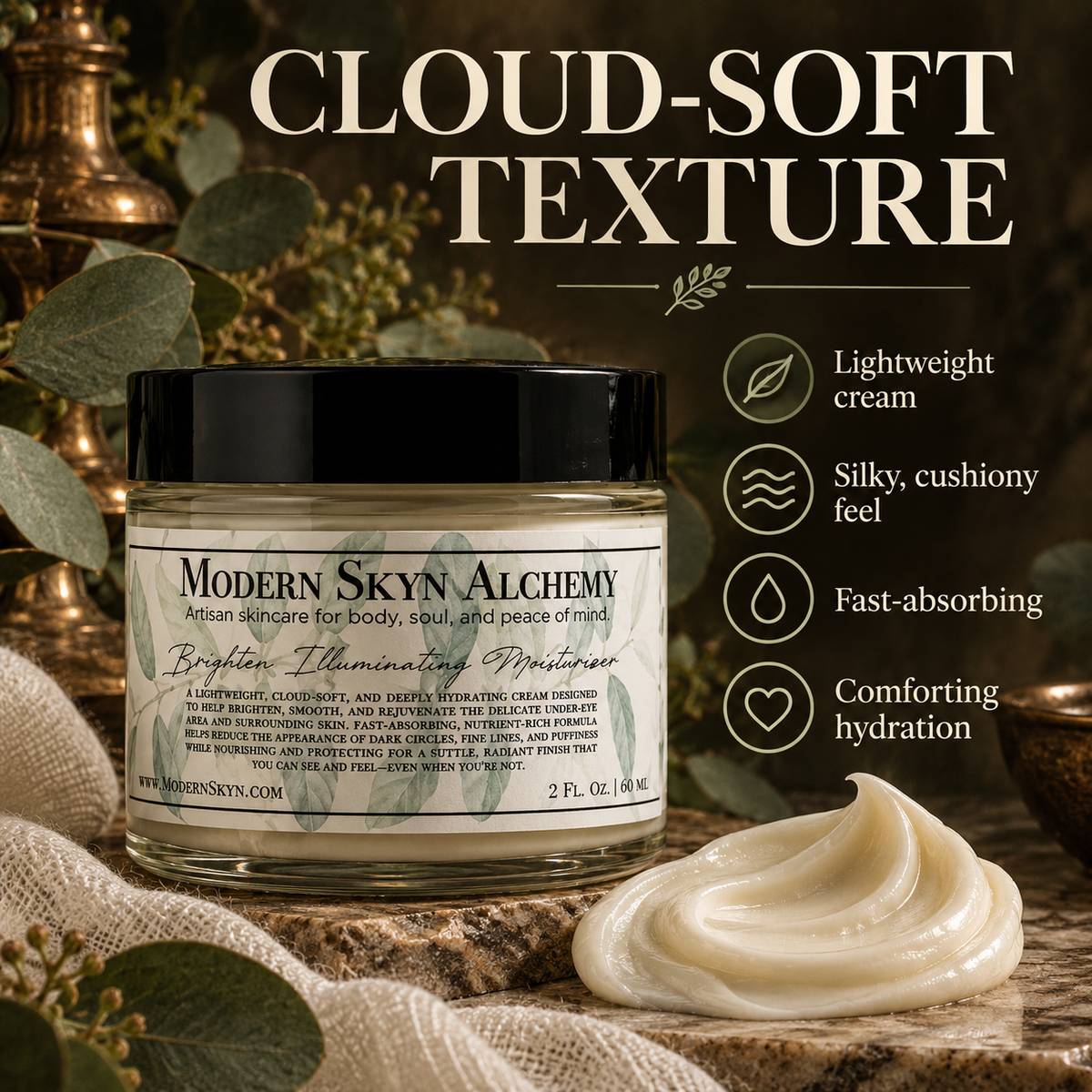 Brighten Illuminating Moisturizer cloud soft texture