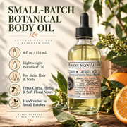 Modern Skyn Alchemy Citrus + Laurel Body Oil product details