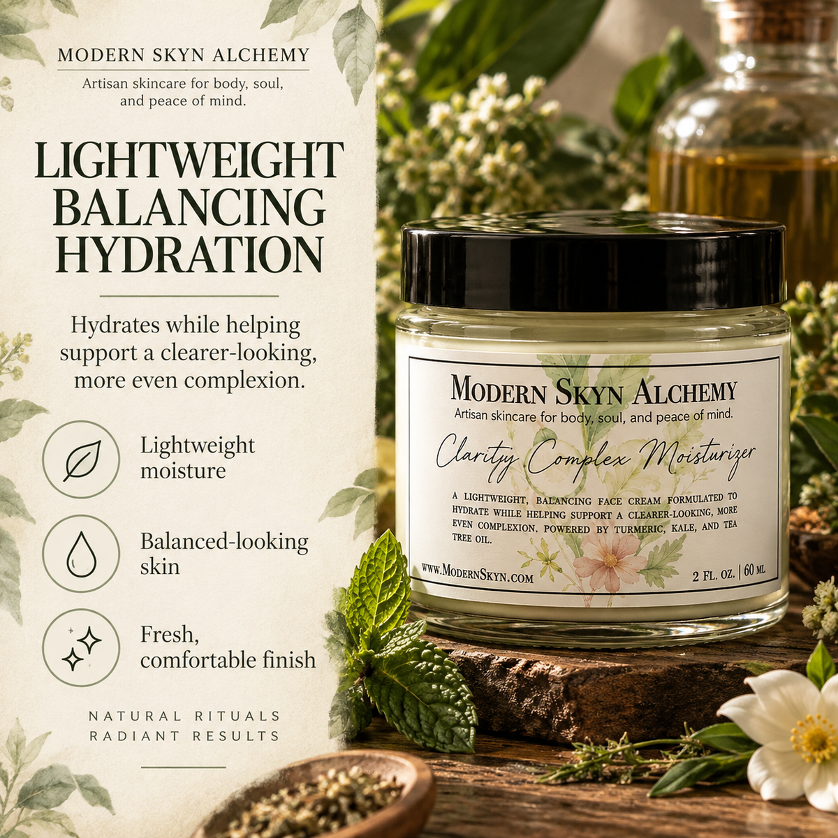 Clarity Complex Moisturizer lightweight balancing hydration