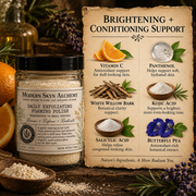 Daily Exfoliating Foaming Polish vitamin C panthenol willow kojic salicylic and butterfly pea