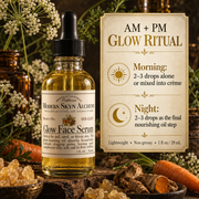 Glow Face Serum AM and PM ritual