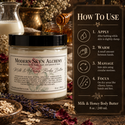 How to use Modern Skyn Alchemy Milk & Honey Body Butter