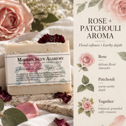 Patchouli Rose Body Bar rose and patchouli aroma
