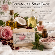 Patchouli Rose Body Bar botanical soap base ingredients