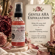Rose AHA Serum gentle AHA exfoliation benefits