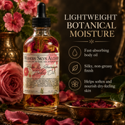 Rose & Geranium Body Oil lightweight botanical moisture benefits