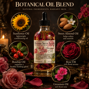 Rose & Geranium Body Oil botanical oil blend ingredients