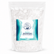 Natural Elephant Dead Sea Magnesium Bath Flakes 2 lb pouch on white