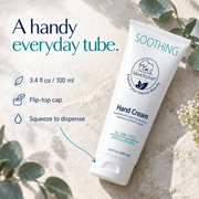 100 ml hand cream squeeze tube with flip-top cap