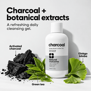 Activated charcoal, ginkgo biloba and green tea botanical ingredients