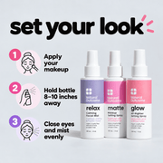 How to use the Natural Outcome face mists after makeup