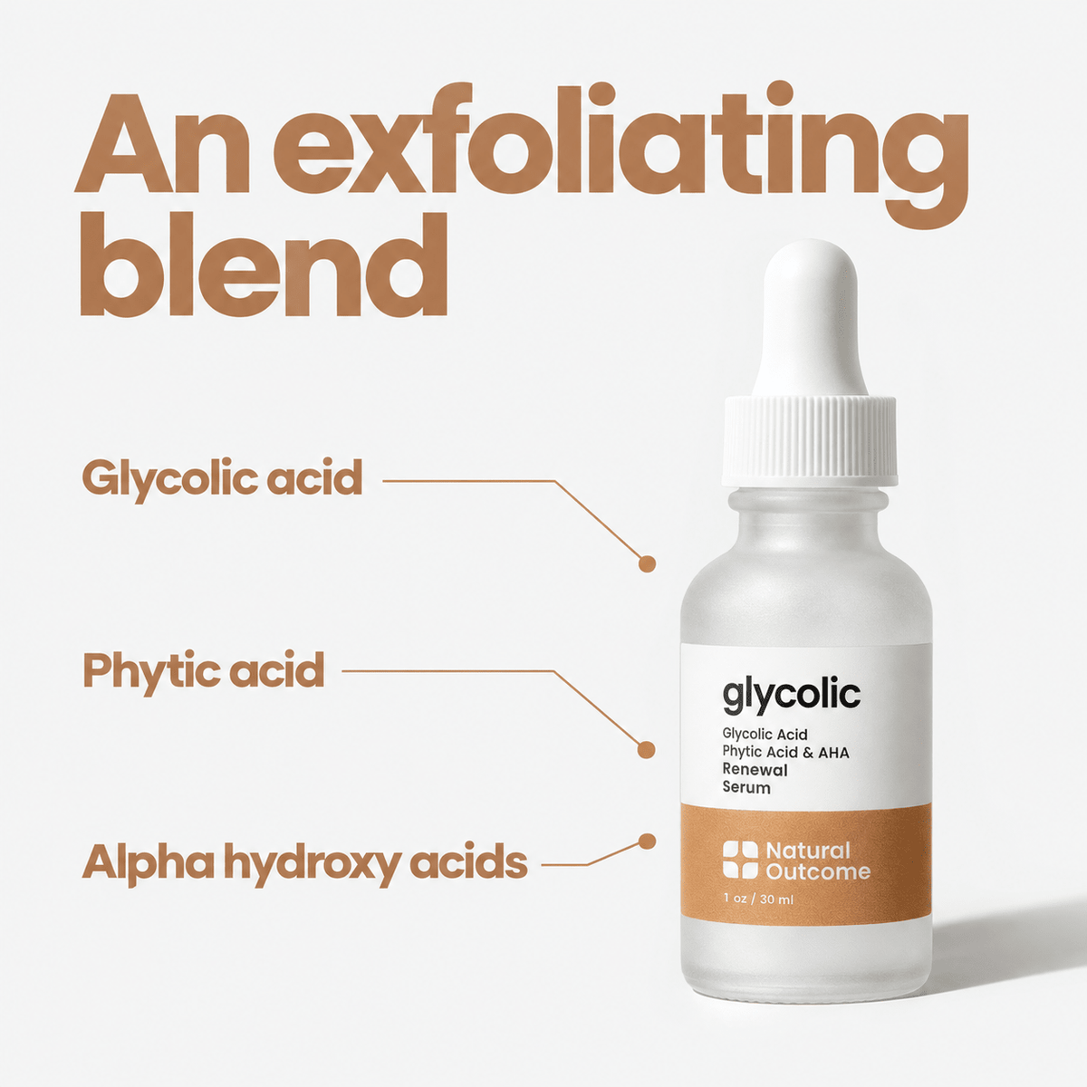 Natural Outcome Glycolic Renewal Serum 30 mL - ingredients