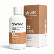 Natural Outcome Glycolic Acid Renewal Toner 236 mL with carton