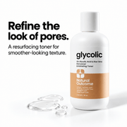 Glycolic toner helps refine the look of pores