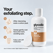 How to use Natural Outcome glycolic toner