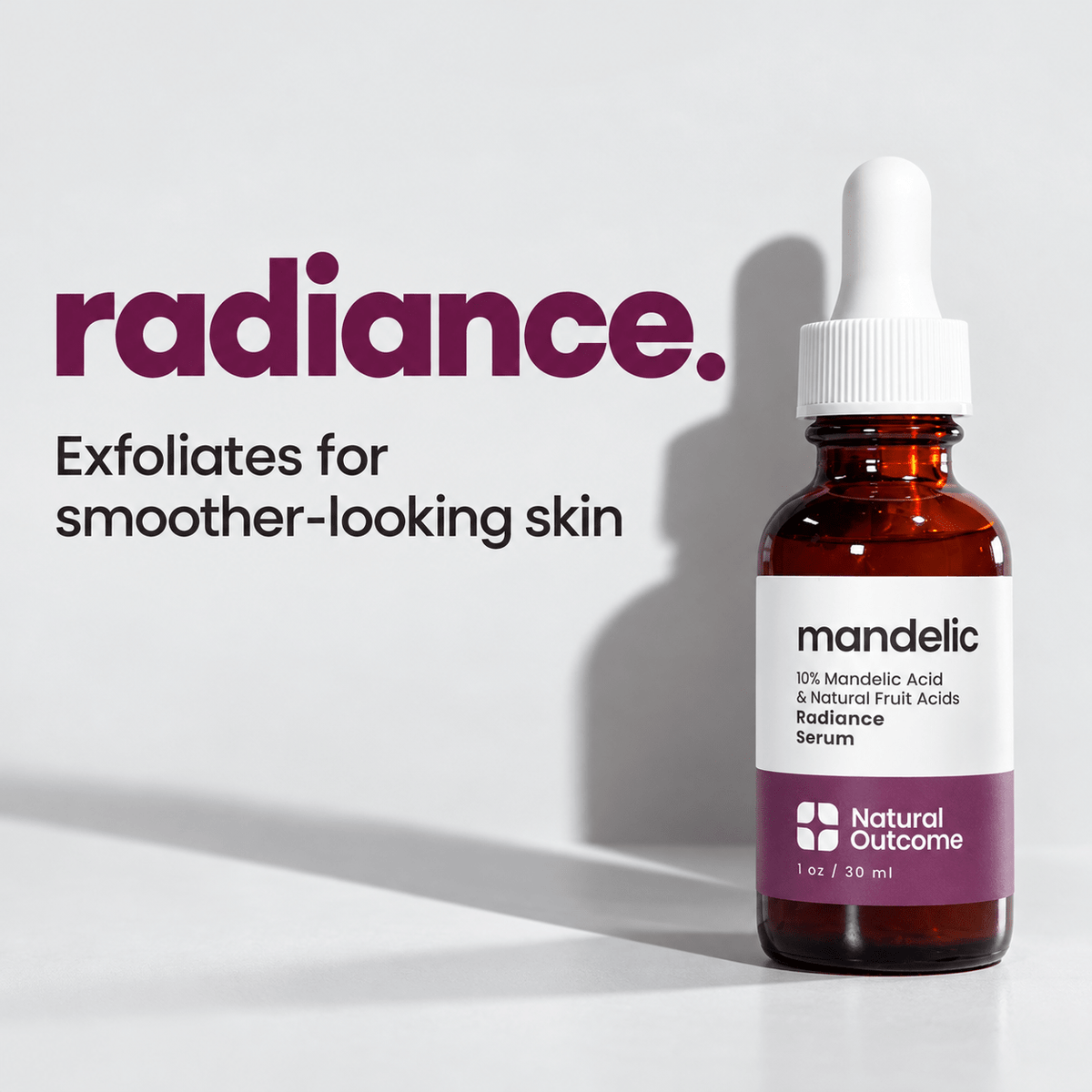 Natural Outcome Mandelic Radiance Serum 30 mL - radiance