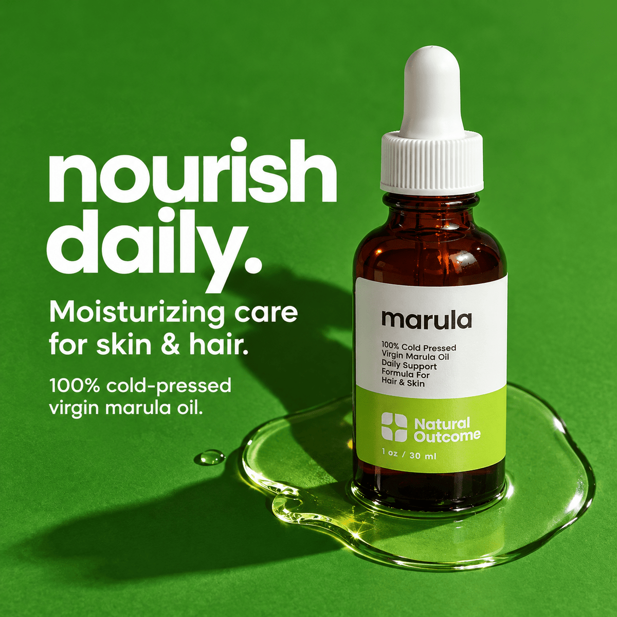 Natural Outcome Marula Oil 1 oz / 30 mL: moisture