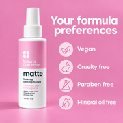 Natural Outcome Matte Makeup Setting Spray 120 mL - formula