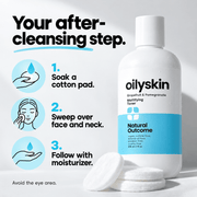 How to use toner after cleansing with a cotton pad
