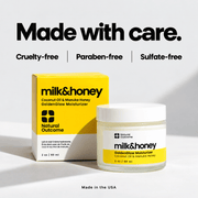 Natural Outcome Milk & Honey Moisturizer formulation