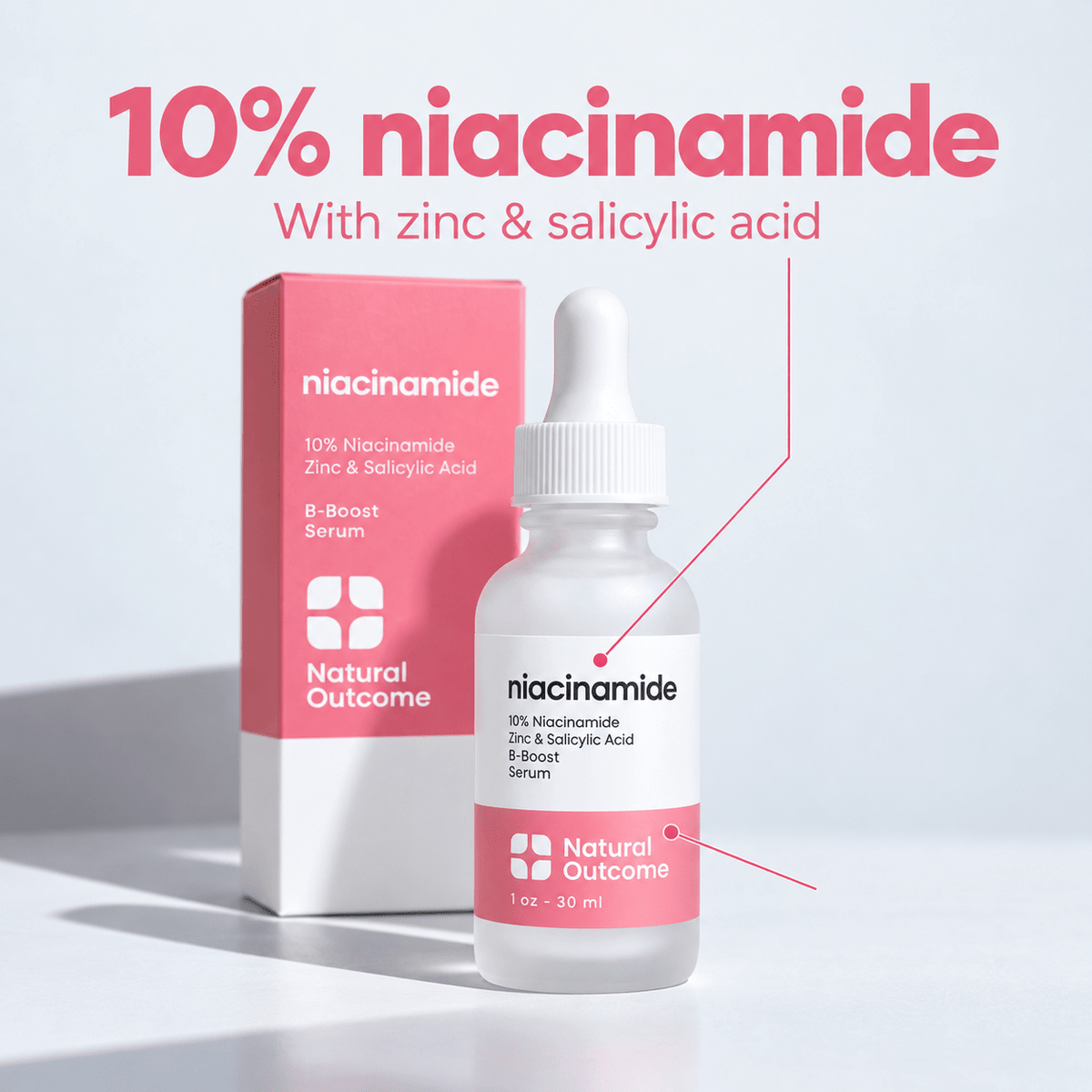 Natural Outcome Niacinamide B-Boost Serum 30 mL - ingredients