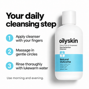 Natural Outcome Oily Skin Pore Perfection Cleanser 8 oz - use