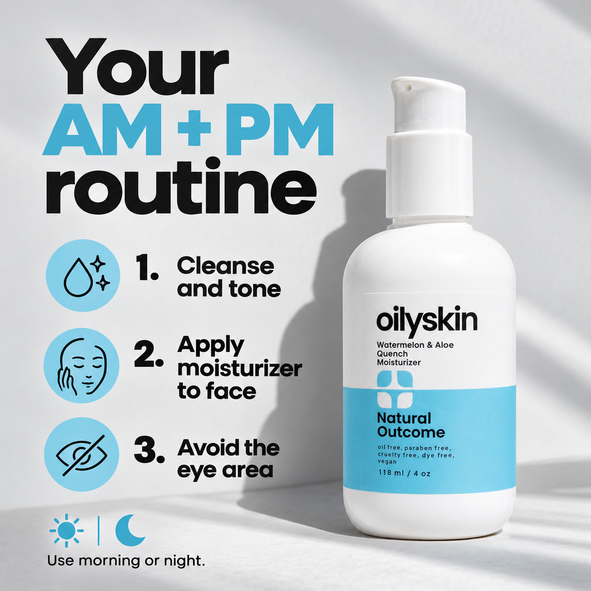 Natural Outcome Quench moisturizer use directions