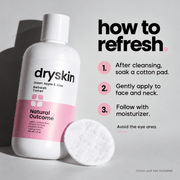 Refresh Toner directions: apply with cotton pad to face and neck after cleansing, avoid eyes, then moisturize