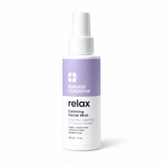 Natural Outcome Relax Calming Facial Mist 120 mL bottle on white