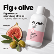 Fig extract and olive oil in Natural Outcome Replenish Cleanser