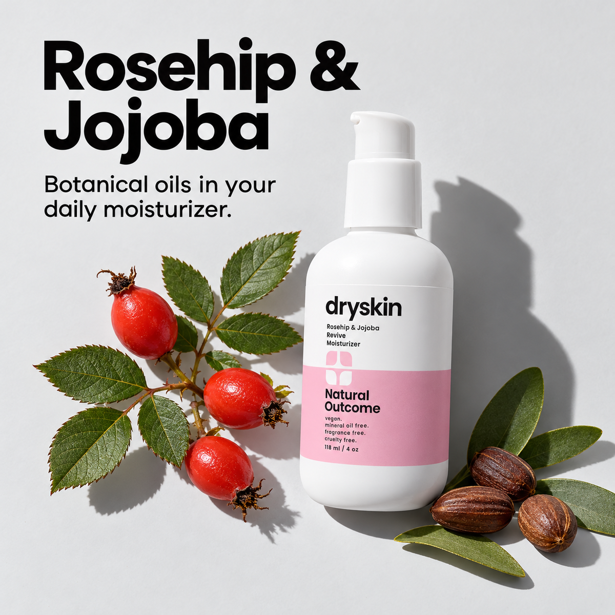 Natural Outcome Revive moisturizer rosehip and jojoba
