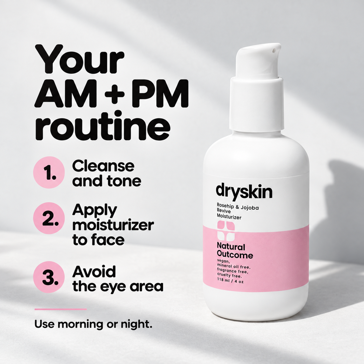 Natural Outcome Revive moisturizer directions